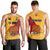 The Kumuls PNG Men Tank Top Papua New Guinea Polynesian Dynamic Style LT14 Yellow - Polynesian Pride