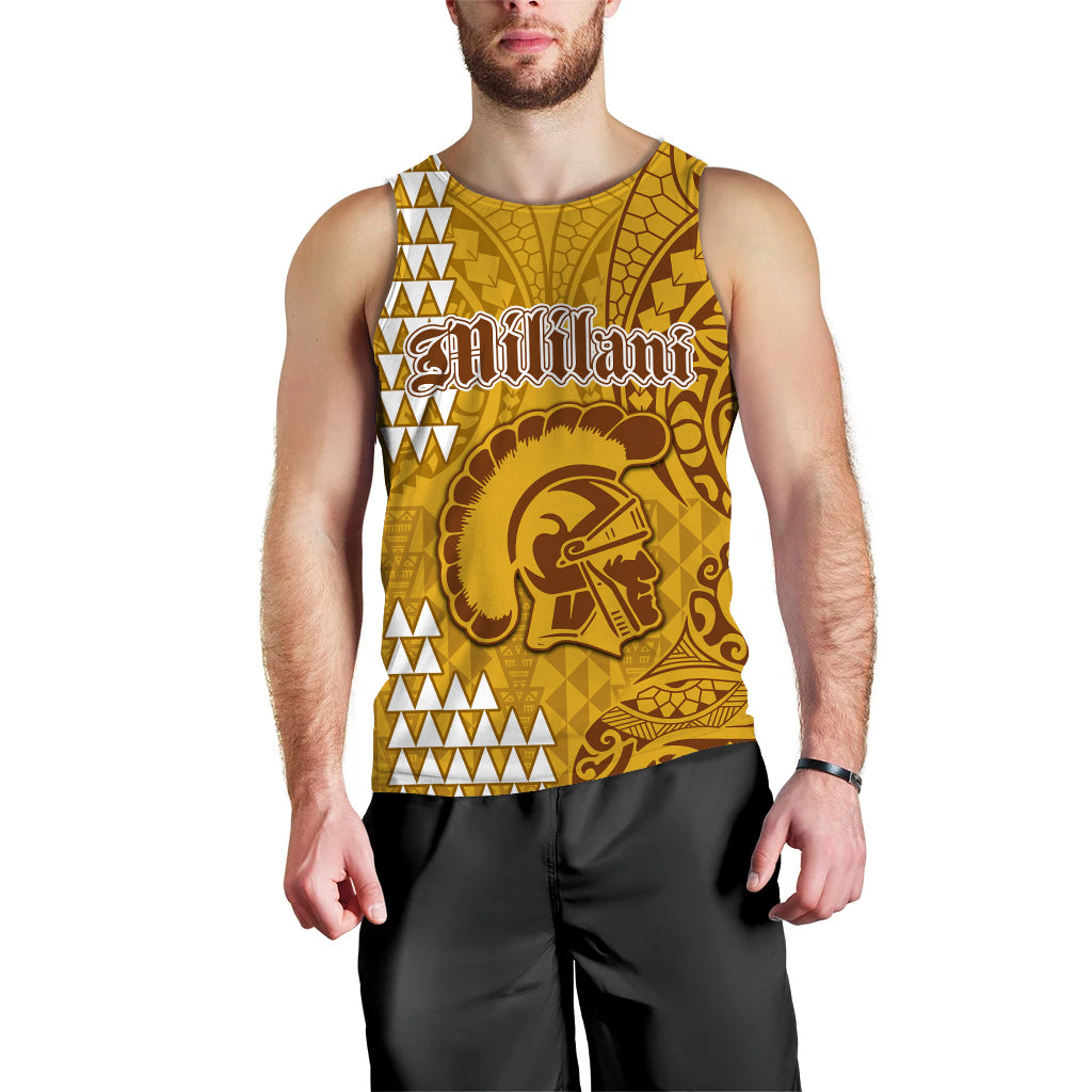 Hawaii Mililani High School Men Tank Top Tribal Kakau LT9 - Polynesian Pride