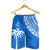 Fiji Rugby Sevens Men Shorts Fijian 7s Tapa Polynesian Blue Ver.01 LT13 - Polynesian Pride