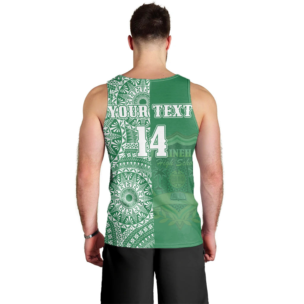 (Custom Text And Number) Tonga Saineha High School Men Tank Top Class Of Year Tongan Ngatu Pattern LT14 - Polynesian Pride