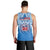 Samoa Rugby Men Tank Top Toa Samoa Polynesian Pacific Blue Version LT14 - Polynesian Pride