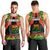 Samoa Rugby Men Tank Top Teuila Torch Ginger Gradient Style LT14 Black - Polynesian Pride