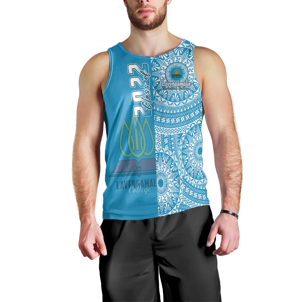 (Custom Personalised) Lavengamalie Tonga College Men Tank Top Class Of Year Tongan Ngatu Pattern LT14 - Polynesian Pride