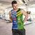 (Custom Personalised) Samoa Rugby and Australia Rugby Men Tank Top Toa Samoa Mix Kangaroos Pacific LT14 - Polynesian Pride