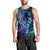 (Custom Personalised) Polynesian Men Tank Top Purple Paradise Hawaiian Tribal Hammerhead Shark LT14 - Polynesian Pride