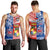 (Custom Personalised) Mate Maa Tonga And Toa Samoa Rugby Men Tank Top Polynesian Pattern LT14 Blue - Polynesian Pride