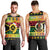 (Custom Personalised) Vanuatu Christmas Men Tank Top Pig Tusk Polynesian Joyeux Noel Flag Art LT14 Reggae - Polynesian Pride