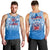 Samoa Rugby Men Tank Top Toa Samoa Polynesian Pacific Blue Version LT14 Blue - Polynesian Pride