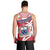 (Custom Personalised) Samoa Men Tank Top Samoan Coat Of Arms With Coconut Red Style LT14 - Polynesian Pride