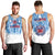 Samoa Rugby Men Tank Top Toa Samoa Polynesian Pacific White Version LT14 White - Polynesian Pride