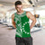 Cook Islands Tatau Men Tank Top Symbolize Passion Stars Version Green LT13 - Polynesian Pride