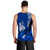 (Custom Personalised) New Caledonia Men Tank Top Nautilus Blue Polynesian Hibiscus LT13 - Polynesian Pride