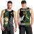 (Custom Text and Number) South Africa Protea and New Zealand Fern Men Tank Top Rugby Go Springboks vs All Black LT13 - Polynesian Pride