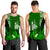 (Custom Personalised) New Caledonia Men Tank Top Nautilus Green Polynesian Hibiscus LT13 - Polynesian Pride