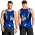 (Custom Personalised) New Caledonia Men Tank Top Nautilus Blue Polynesian Hibiscus LT13 - Polynesian Pride