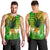 Hawaii Pineapple Men Tank Top Plumeria Frangipani Mix Tribal Pattern LT13 - Polynesian Pride