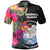 Marshall Islands Polo Shirt Hibiscus Polynesian Pattern Unisex Black - Polynesian Pride