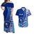 Chuuk Micronesia Matching Hawaiian Shirt and Dress Vibe Style LT6 Blue - Polynesian Pride