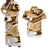 Hawaii Polynesian Tribal Matching Dress and Hawaiian Shirt Gold LT6 Gold - Polynesian Pride