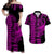 Hawaii Kakau Matching Dress and Hawaiian Shirt Polynesian Warrior Purple LT6 Purple - Polynesian Pride