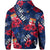 Fiji Hibiscus Hoodie Hawaii Style No.2 LT6 - Polynesian Pride