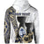 Custom Guam Chamorro Hoodie White Style LT6 - Polynesian Pride