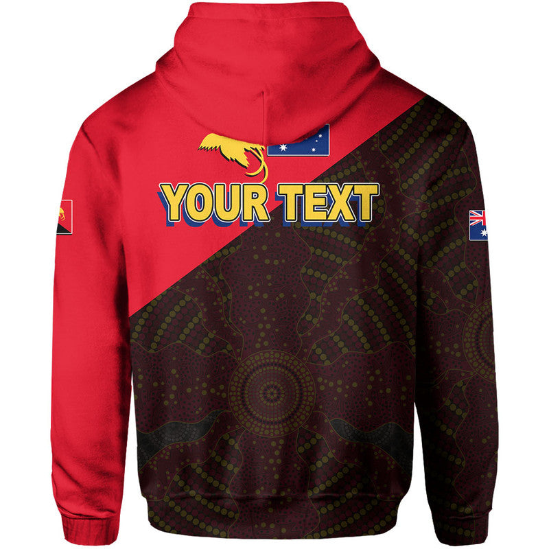 Custom Papua New Guinea Australia Hoodie LT6 - Polynesian Pride