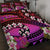 Hawaii Plumeria Polynesian Quilt Bed Set - Hope - Purple - AH - Polynesian Pride