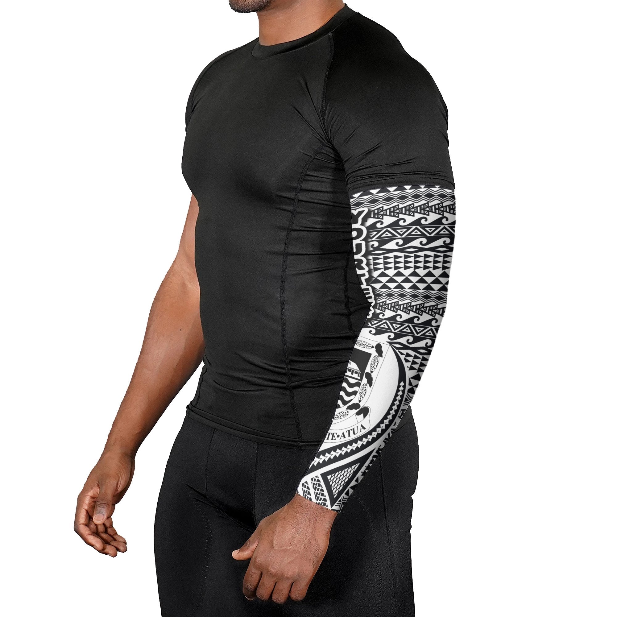 Tuvalu Custom Personalised Arm Sleeve - Polynesian Style (Set of Two) - Polynesian Pride