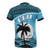 Fiji T Shirt Fijian Flag Coconut Tree Tapa - Polynesian Pride