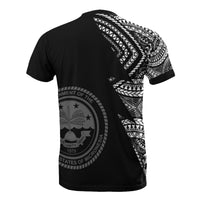 Federated States of Micronesia All Over Custom T Shirt F S M Seal Micronesian Pattern Flash - Polynesian Pride