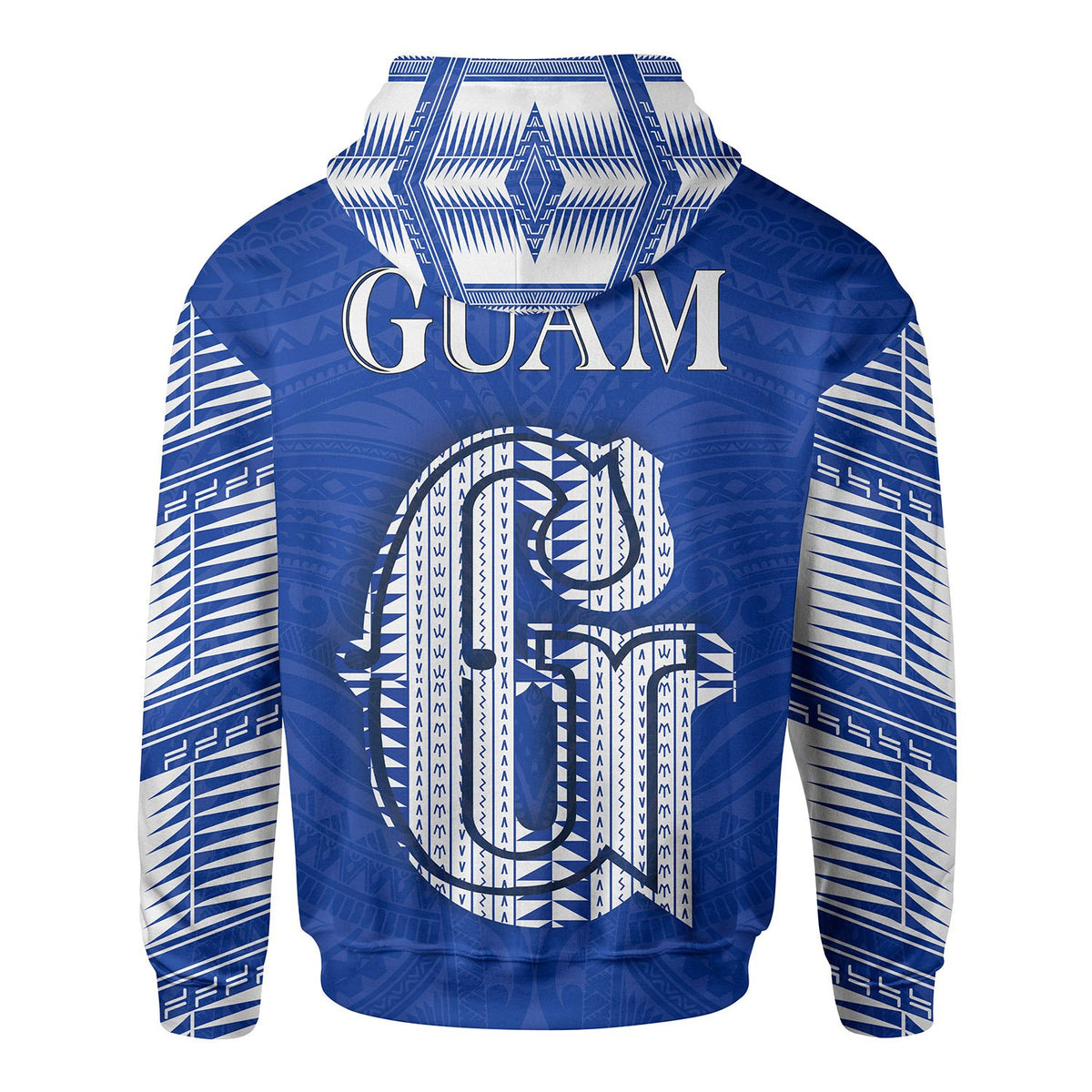 Guam Polynesia All Over Zip Hoodie - Polynesian Pride