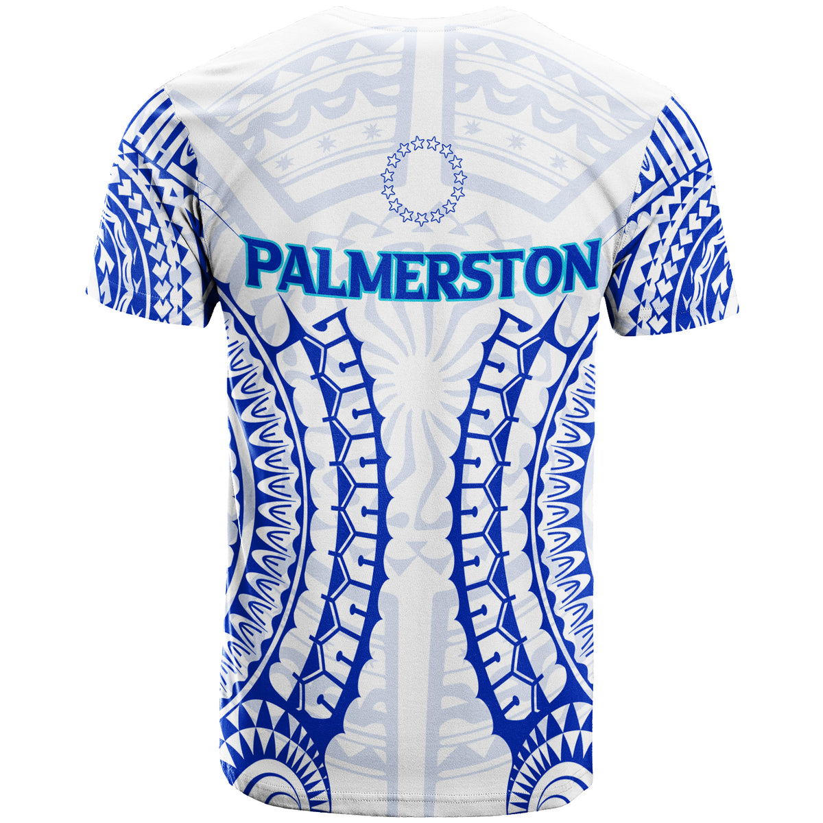 Cook Islands Palmerston T Shirt Tribal Pattern LT12 - Polynesian Pride
