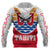 Tahiti All Over Custom Zip Hoodie Coat of Arm - Polynesian Pride