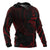 Guam Polynesian Hoodie Red Tribal Wave - Polynesian Pride