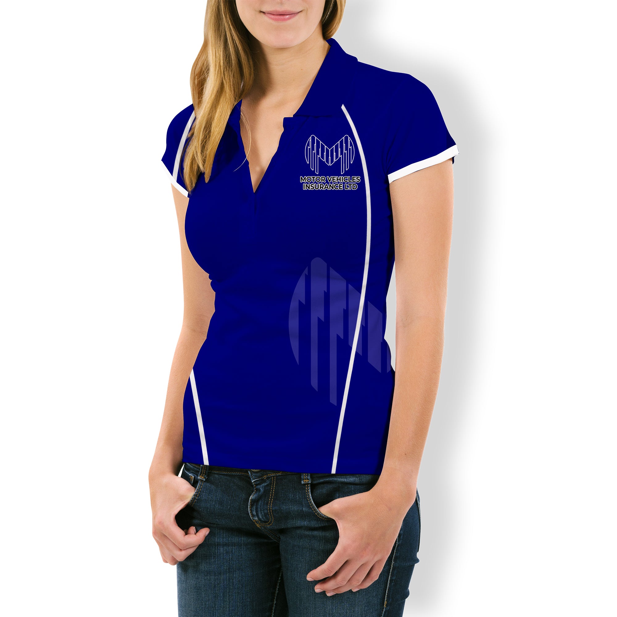 Custom MVIL Team Blue Women Polo Shirt LT12 Unisex Blue - Polynesian Pride