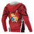 Tonga Polynesian ll Over Hoodie Red Pattern - Polynesian Pride