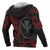 Polynesian Hawaii All Over Zip up Hoodie Red Tribal - Polynesian Pride