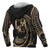 Tonga Polynesian ll Over Hoodie Gold Tribal Wave - Polynesian Pride