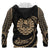 Tahiti Polynesian Hoodie Gold Tribal Wave - Polynesian Pride