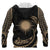 Marshall Islands Polynesian Hoodie Gold Tribal Wave - Polynesian Pride