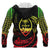 Guam Polynesian Hoodie Reggae Tribal Wave - Polynesian Pride