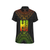 Hawaii Map Polynesian Sleeve Shirt - Reggae Color Version - Polynesian Pride