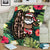 Hawaii Santa Claus Surf Christmas Pattern Premium Blanket - AH - Polynesian Pride