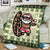 Hawaiian Quilt Christmas - Santa Claus Surf Premium Blanket - AH - Polynesian Pride