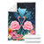 Kanaka Flamingo Couple Rose Hibiscus Plumeria Premium Blanket - Love Universe - AH - Polynesian Pride