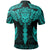 New Zealand Polo Shirt The Mana Maori Turquoise - Polynesian Pride