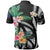 Guam Polo Shirt Coat Of Arms Polynesian With Hibiscus - Polynesian Pride