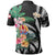 Tahiti Polo Shirt Coat Of Arms Polynesian With Hibiscus - Polynesian Pride