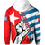 Custom Free West Papua Hoodie Clenched Hands Flag LT6 - Polynesian Pride